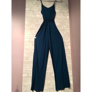 Blue Wide Leg Jumpsuit